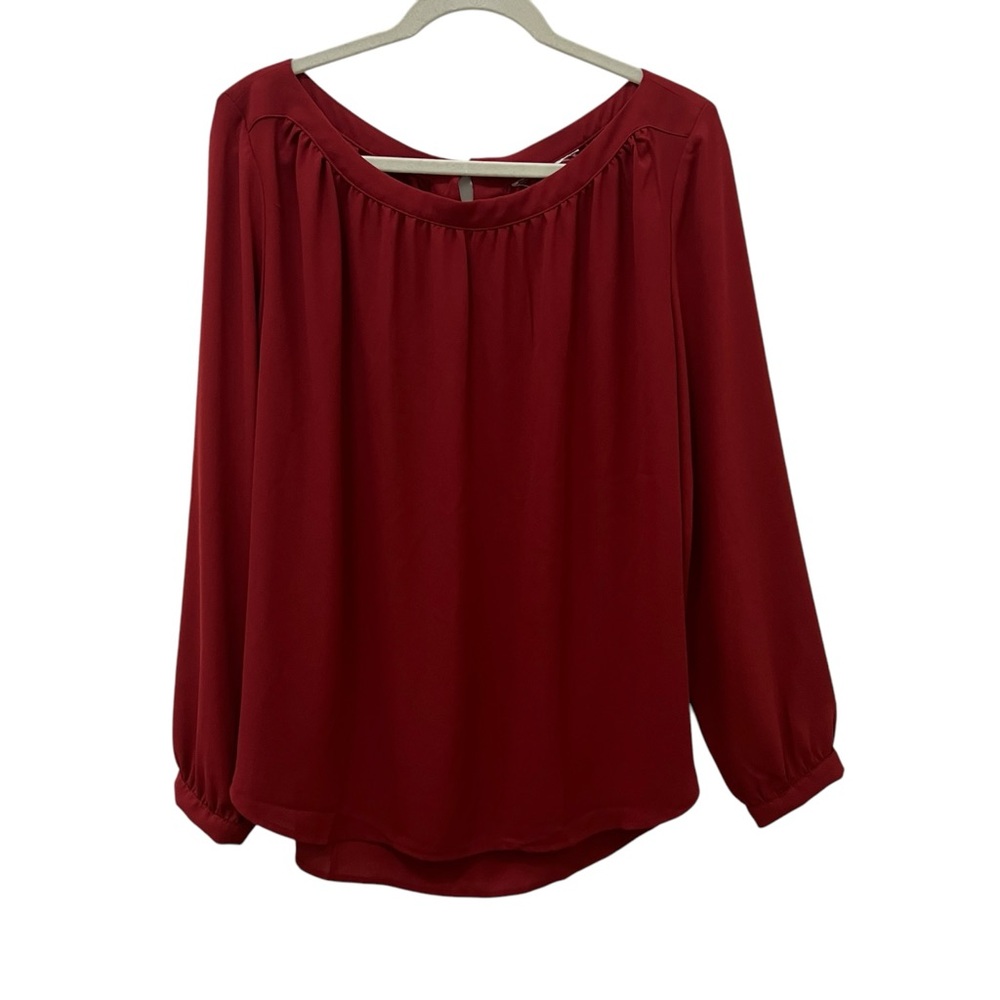 LOFT Women's Red Blouse